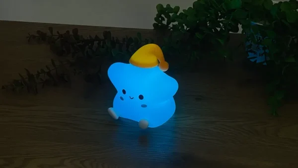 Ulduz Formalı Silikon Lampa Ulduz Formalı Silikon Lampa - Grido hədiyyə mağazası