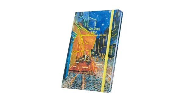 Van Gogh Temalı Göy Estetik Bloknot 228 13C– İncəsənət İlhamlı Gündəlik - Grido hədiyyə mağazası