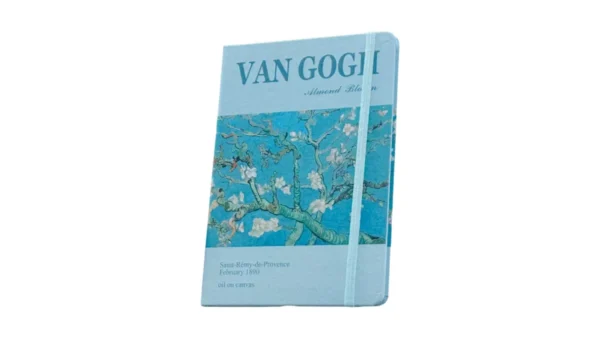 Van Gogh Temalı Mavi Estetik Bloknot 228 12A– İncəsənət İlhamlı Gündəlik - Grido hədiyyə mağazası