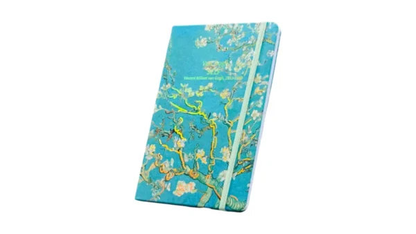 Van Gogh Temalı Mavi Estetik Bloknot 228 13A– İncəsənət İlhamlı Gündəlik - Grido hədiyyə mağazası