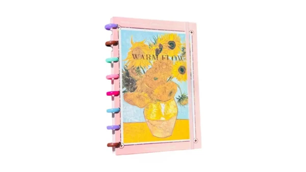 Warm Flower Düz Xəttli Bloknot - Van Gogh 32431 - Grido hədiyyə mağazası