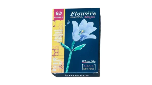 White Lily Zanbaq Təkli Konstruksiya Çiçək 38 Hissə 360-24 - Grido hədiyyə mağazası