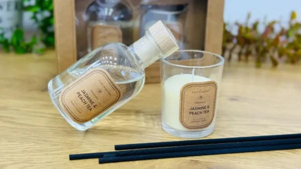 Yasəmən Çiçəyi Və Şaftalı Çayı Aromatik Hədiyyə Dəsti - Grido hədiyyə mağazası